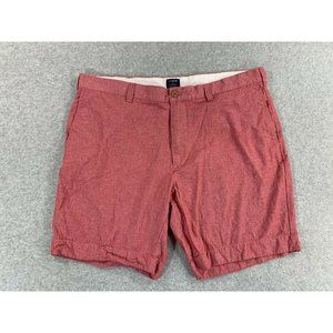 J Crew‎ GRAMERCY Cotton Casual Shorts (Men's Size 38) Red